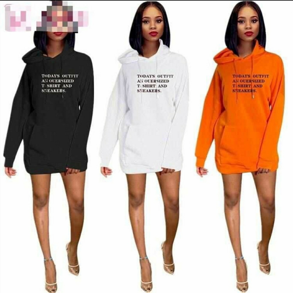 Hooded Sweatshirt Dress